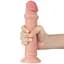 Фалоімітатор Lovetoy Sliding Skin Dual Layer Dong 8" 20 см тілесний - мініатюра 2