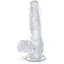 Фалоімітатор King Cock Clear 6 Inch 17.7 см прозорий - мініатюра 1