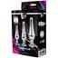 Набор анальных пробок конической формы DreamToys DT21874 Gleaming Love Pleasure Set Silver - миниатюра 3