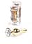 Анальная пробка Jawellery Gold BUTT PLUG Clear Boss Series 64-00066 101641 - миниатюра 1
