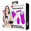 Вибратор с вакуумным стимулятором клитора Pretty Love Suction & Vibro Bullets розовый - миниатюра 10