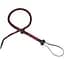 Батіг Liebe Seele Victorian Garden Lace і Vegan Leather Bull Whip 90 см чорний з червоним - мініатюра 1