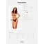 Мереживні стрінги Obsessive Donna Dream Thong XS/S Black, низька посадка - мініатюра 5