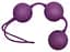 Вагінальні кульки Velvet Balls Triple, 19 см, фіолетовий - мініатюра 5