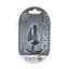 Анальна пробка Ouch! Smooth Anal Plug Metallic L 8.9 см (сірий) - мініатюра 6