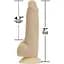 Фаллоимитатор с вибрацией и ротацией Addiction Naked Chris 7" Rotating & Vibrating Dong - миниатюра 3