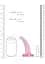 Фалоімітатор Realrock Crystal Clear Dildo 5" 11.5 см рожевий - мініатюра 5