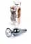 Анальная пробка B - Series HeavyFun Jawellery Dark Silver, прозрачная Boss Series 64-00057 103407 - миниатюра 1