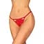 Трусики Obsessive Ingridia crotchless thong M/L - миниатюра 1