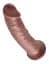 Фалоімітатор King Cock 9" 22.9 см коричневий - мініатюра 4