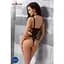 Боди монокини HAGAR Body black - Passion Exclusive 2XL/3XL - миниатюра 4