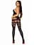 Бодістокінг Leg Avenue Illusion halter bodystocking One size Black доступ - мініатюра 6