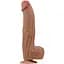 Фаллоимитатор LoveToy Sliding-Skin Dual Layer Dong King Sized 31 см коричневый - миниатюра 1