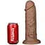 Вібратор Lovetoy Realistic Chubby Dildo 10.5'' 26.6 см коричневий - мініатюра 9