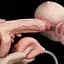Великий фалоімітатор LoveToy Squirt Extreme що кінчає 25.4 см тілесний - мініатюра 15