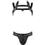 Мужской эротический комплект Passion 043 Set Jacob black L/XL - миниатюра 3
