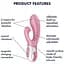 Вибратор-кролик Satisfyer Air Pump Bunny 2 надувается - миниатюра 4
