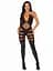 Бодістокінг Leg Avenue Illusion halter bodystocking One size Black доступ - мініатюра 5