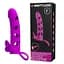 Насадка на пенис Pretty Love Vibrating Penis Sleeve 15.2 см розовый - миниатюра 5