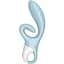 Вібратор-кролик Satisfyer Touch Me Блакитний з подвійним відростком - мініатюра 4