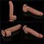 Фаллоимитатор LoveToy Sliding-Skin Dual Layer Dong King Sized 31 см коричневый - миниатюра 19