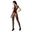 Бодистокинг Passion BS069 комбинезон имитация чулок и боди S/M/L black - миниатюра 4