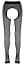 Колготки Cottelli Collection Crotchless Tights 4 чорний - мініатюра 6