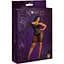 Сукня-бодістокінг Moonlight Plus Model 05 XL-XXXL Black, закрите одне плече та рукав - мініатюра 5