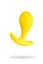Анальна пробка ToDo Anal Plug Blob 5.5 см (жовтий) - мініатюра 3