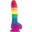 Фаллоимитатор Colours Pride Edition 6 Inch 21 см радужный - миниатюра 1