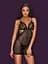 Комплект белья Obsessive Millagro L/XL черный - миниатюра 3