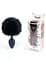 Анальная пробка - Jawellery Silikon PLUG Bunny Tail Black Boss Series 64-00100 103405 - миниатюра 1