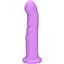 Вібратор Loveline Ultra Soft Silicone Rotating G-Spot 20 см фіолетовий - мініатюра 1