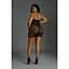 Сукня-бодістокінг Moonlight Plus Model 10 XL-XXXL Black - мініатюра 4