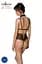 Боди с открытой грудью Passion DOMINICA Body XXL/XXXL beige воротник-чокер корсет - миниатюра 2