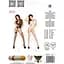 Бодістокінг Passion BS019 White, комбінезон, імітація панчіх і пояса - мініатюра 5