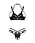 Комплект белья Obsessive Keira Lise otwarty, L/XL (черный) - миниатюра 8