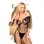 Бодістокінг з імітацією ліфа Penthouse - High Profile Black S/L Penthouse IG4945BASE; SO4405 94392 - мініатюра 1