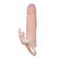 Насадка на пенис Baile Brave Men Vibro Penis Sleeve 17 см телесный - миниатюра 2