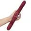 Вібратор Loveline Double-Sided Thrusting 33 см бордовий - мініатюра 5