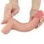 Фаллоимитатор Sliding-Skin Dual Layer Dong 8.5'' 22 см телесный - миниатюра 3