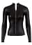 Топ Cottelli Party Long Sleeve Zip, S (черный) - миниатюра 5