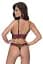Комплект білизни Cottelli Lingerie Bra Set L чорний з червоним - мініатюра 2