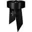 Атласна пов’язка маска Obsessive Blindfold Black One Size, чорна - мініатюра 1