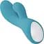 Вібратор-кролик Cala Azul Martina I Rabbit Vibrator 18 см бірюзовий - мініатюра 1