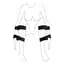 Набір для фіксації Art of Sex - BDSM Hands to feet Simple Art of Sex SO5159 93302 - мініатюра 6