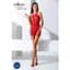 Бодістокінг Passion BS063 red, сукня-сітка халтер S/M/L - мініатюра 2