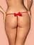 Трусики-стрінги Obsessive Giftella L/XL червоний - мініатюра 4