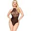 Боди Penthouse Blooming Era Black имитация гипюрового страплесса открытые плечи XL - миниатюра 1