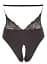 Боді Cottelli Collection Lingerie Crotchless M чорний - мініатюра 4